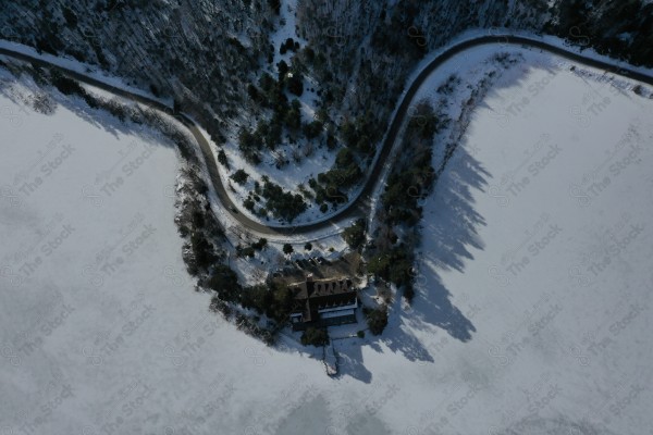 A picture from the lake of Bolu city in Turkey