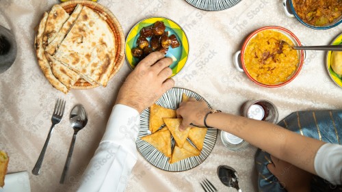 فطور عائلة سعودية برمضان ،سفرة رمضان, المأكولات السعودية التقليدية