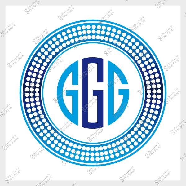 تصميم لشعار دائري يظهر الأحرف "GCC" باللون الأزرق الداكن في المنتصف. يحيط بالشعار دائرة مزينة بنمط من النقاط الصغيرة باللون الأزرق الفاتح والمتوسط, مما يخلق مظهراً حديثاً ومتناسقاً.

-