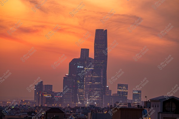 beautiful sunset Riyadh saudi arabia