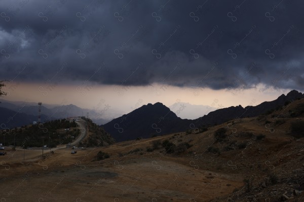 مدينة الباحة الجميلة - ضباب و سحب وطبيعة ساحرة - معالم سياحية المملكة العربية السعودية