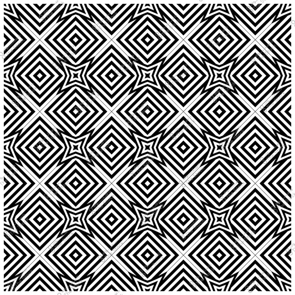 نمط هندسي بصري باللونين الأسود والأبيض مع مربعات متداخلة.