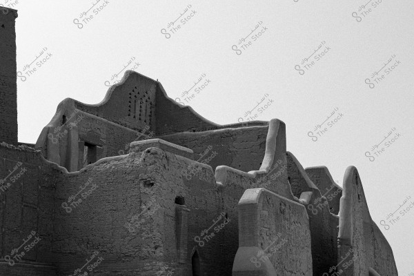 Al Diriyah old capital . Riyadh Saudi Arabia - Diriyah ruins - Saudi culture. National day
