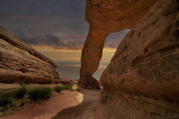 rainbow Rock Al ula Saudi Arabia