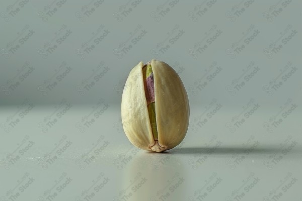 Close-up photo of a pistachio nut.