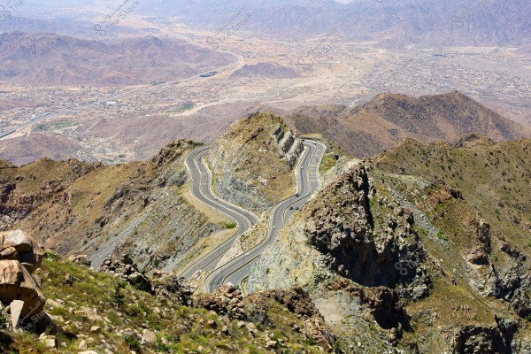 طريق عقبة الهدا بين مكة و الطائف - السياحة السعودية