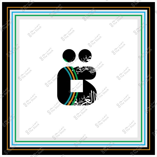 صورة لشعار مكوّن من الحرف "غ" باللغة العربية مع تصميم زخرفي يحتوي على نصوص باللغة العربية, وألوان خطوط متداخلة بالأسود والأزرق والذهبي إضافة إلى إطار مزخرف متعدد الألوان حول الشعار.

-