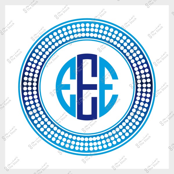Ornate circular logo featuring the letters \"ECE\" in blue within a dotted pattern circle.